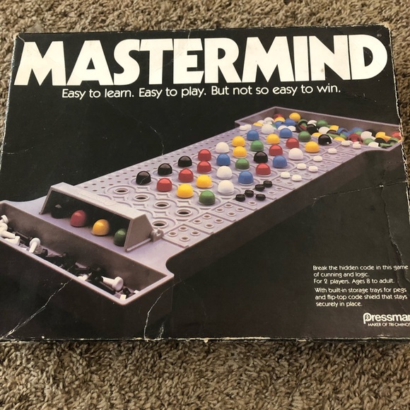 Pressman Other - Mastermind Board Game